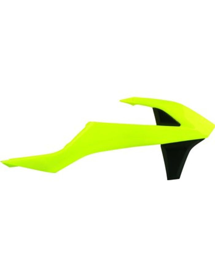 POLISPORT  RADIATOR SCOOPS KTM, FLO YELLOW#mpn_8417800007