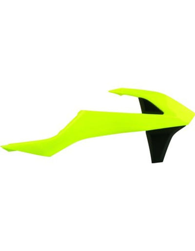 POLISPORT  RADIATOR SCOOPS KTM, FLO YELLOW#mpn_8417800007