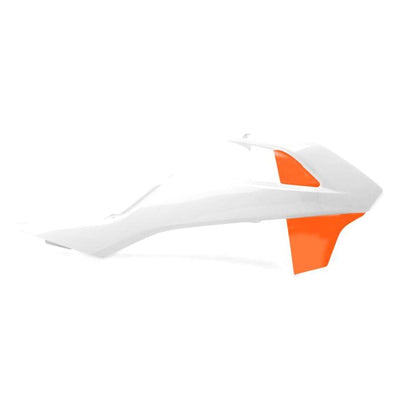 POLISPORT  RADIATOR SCOOPS KTM, WHITE KTM/ORANGE KTM#mpn_8417900004