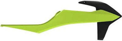 Polisport 8422100005 Radiator Scoop - Black/Yellow Flo #8422100005