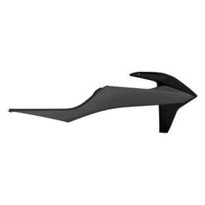 POLISPORT  RADIATOR SCOOPS KTM, BLACK/NARDO GREY#mpn_8422100008