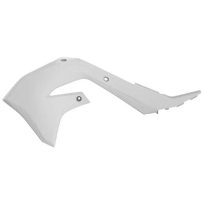 POLISPORT  RADIATOR SCOOPS KAWASAKI, WHITE#mpn_8423400002