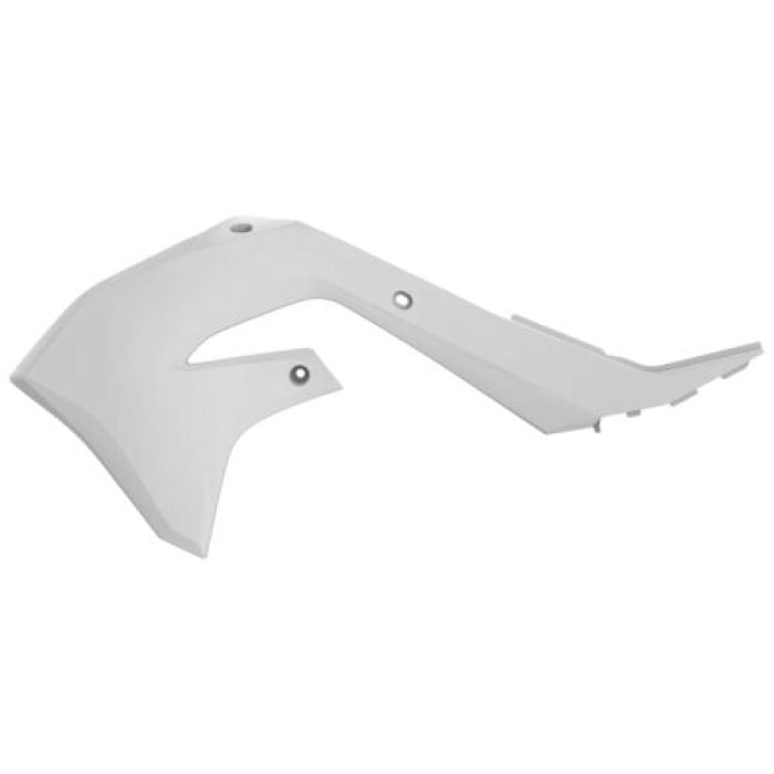 Polisport 8423400002 Radiator Scoop - White #8423400002