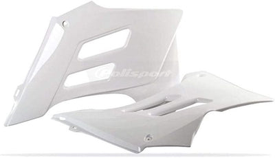 POLISPORT  RADIATOR SCOOPS GASGAS , WHITE#mpn_8426400002
