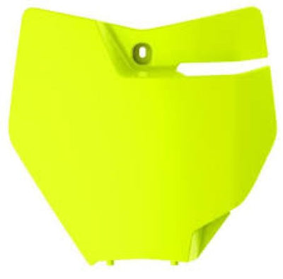 Polisport 8666400004 Number Plate - Yellow Flo #8666400004