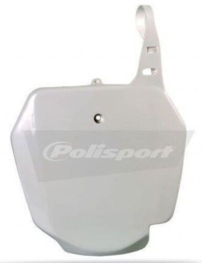 Polisport 8670600002 Number Plate - White #8670600002