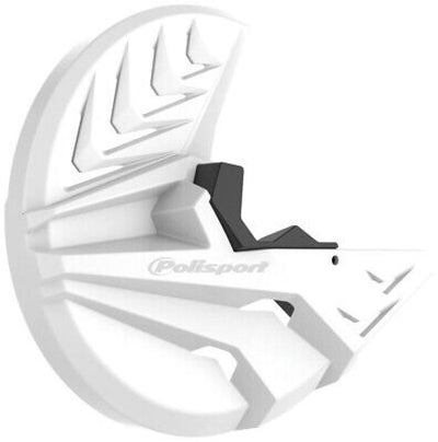 POLISPORT DISK & BOTTOM FORK PROTECTOR WHITE/BLACK#mpn_8155300002