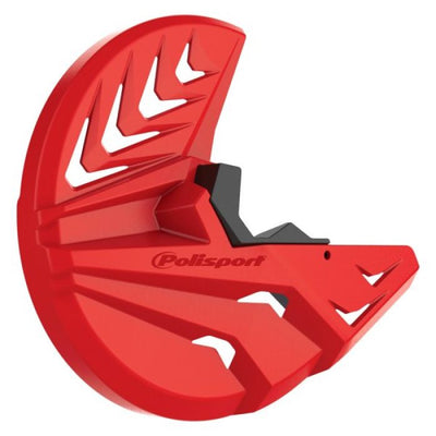 POLISPORT DISK & BOTTOM FORK PROTECTOR RED/BLACK#mpn_8155600003