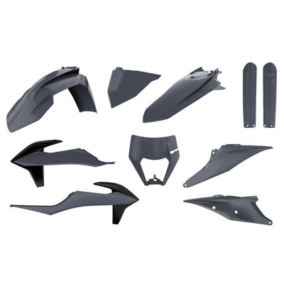 Polisport 90917 Enduro Plastic Kit - Nardo Grey #90917