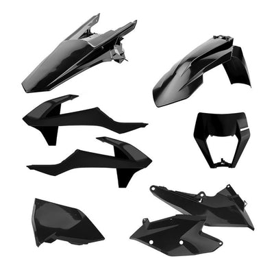 Polisport 90883 Enduro Plastic Kit - Black #90883