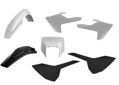 POLISPORT ENDURO KIT WHITE/BLACK#mpn_90896