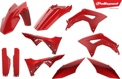 POLISPORT MX COMPLETE KIT RED#mpn_90846