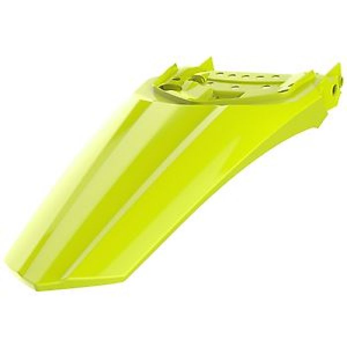 Polisport 8556700004 Rear Fender - Yellow Flo #8556700004