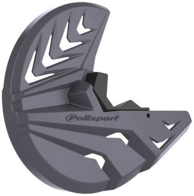 POLISPORT DISK & BOTTOM FORK PROTECTOR BLACK/NARDO GREY#mpn_8157500004