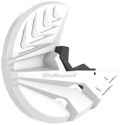 POLISPORT DISK & BOTTOM FORK PROTECTOR WHITE/BLACK#mpn_8157000002