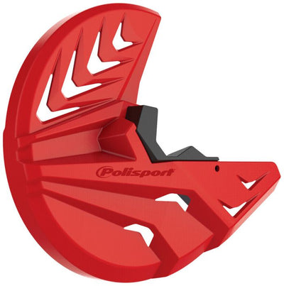POLISPORT DISK & BOTTOM FORK PROTECTOR RED/BLACK#mpn_8157000003