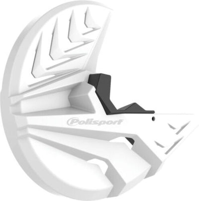 POLISPORT DISK & BOTTOM FORK PROTECTOR WHITE/BLACK#mpn_8151400006