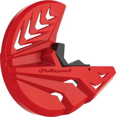 POLISPORT DISK & BOTTOM FORK PROTECTOR RED CR04/BLACK#mpn_8151400007