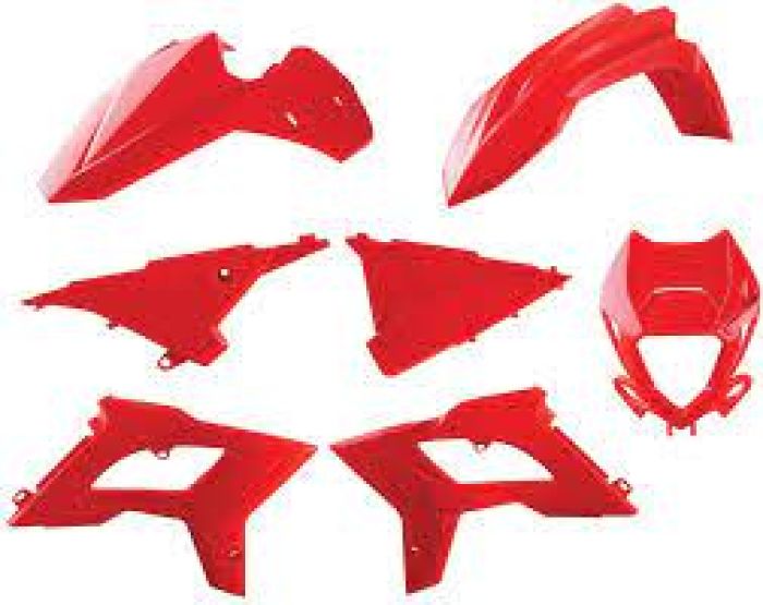 Polisport 91089 Mx Complete Restyling Kit - Red #91089