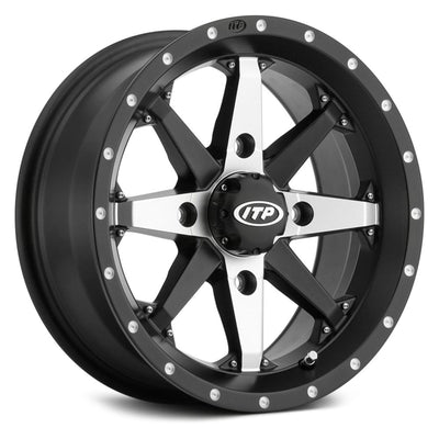 ITP CYCLONE WHEEL BLACK AND MACHINED 15X7#mpn_1522307727B