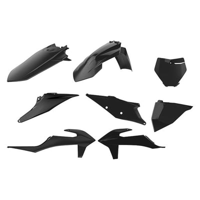 POLISPORT  MX COMPLETE KIT KTM, BLACK#mpn_90810