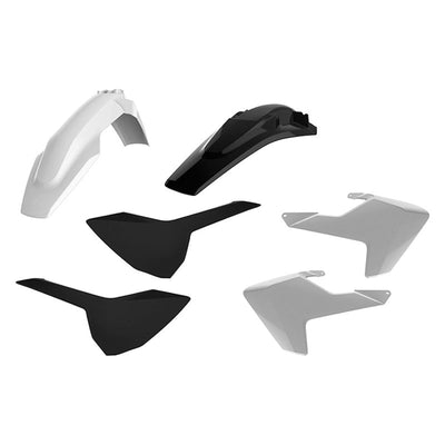 Polisport 90829 Plastic Kit - White/Black #90829