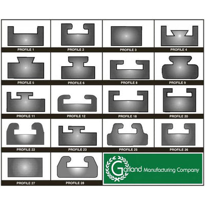 Garland 231646 Hyfax Slide - Graphite 52" #231646