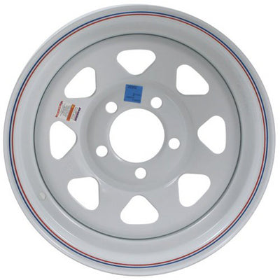 14" WHEEL 5 HOLE/WHITE#mpn_20352