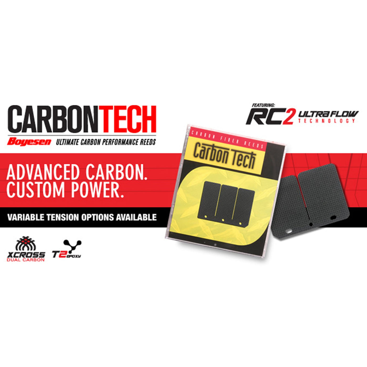 BOYESEN CARBON TECH REEDS F570800 HO (CFI) #268MT