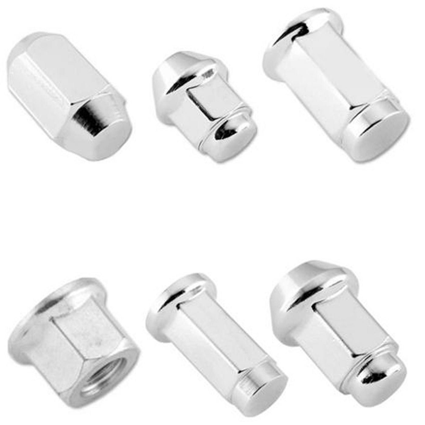 10MM X 1.50 TP TAPERED CHROME LUG NUT - BOX OF 16#mpn_ALUG17BX