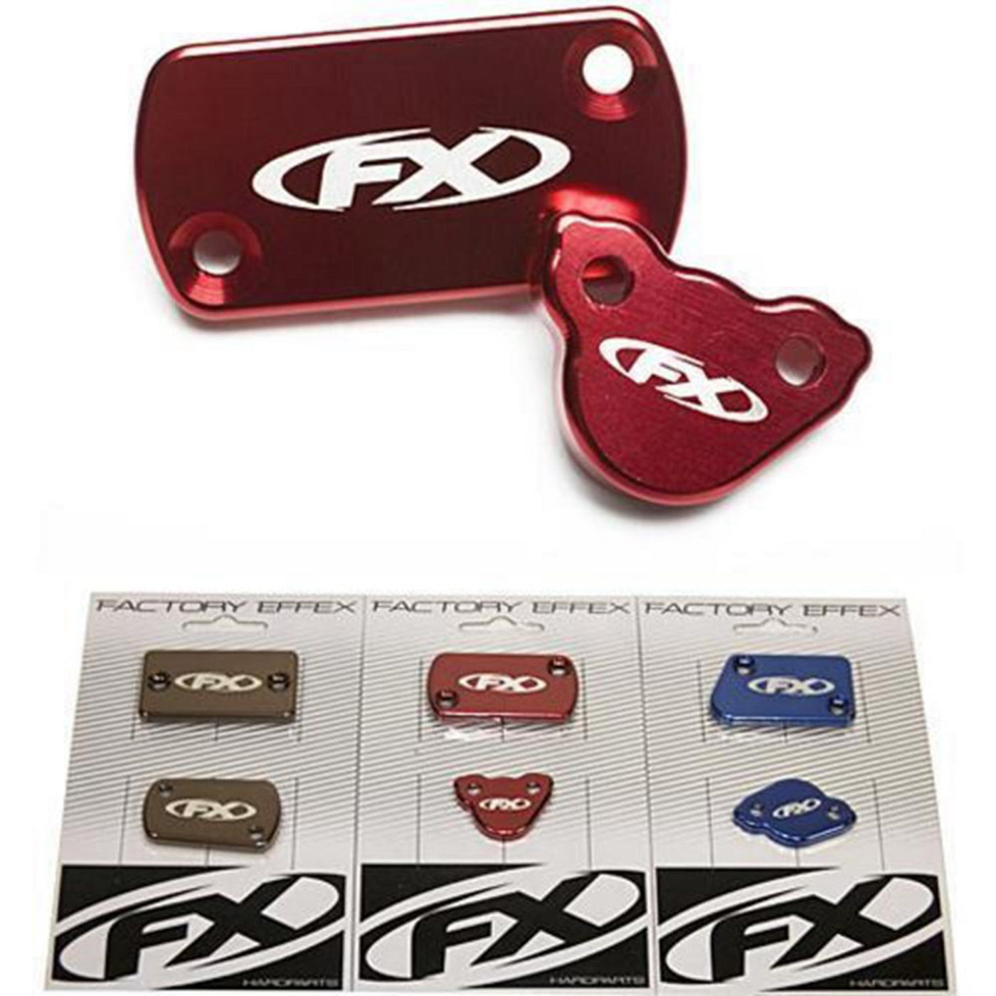 FX BRAKE RESERVOIR KITS (FRONTAND REAR RESERVOIR COVERS)#mpn_17-36422