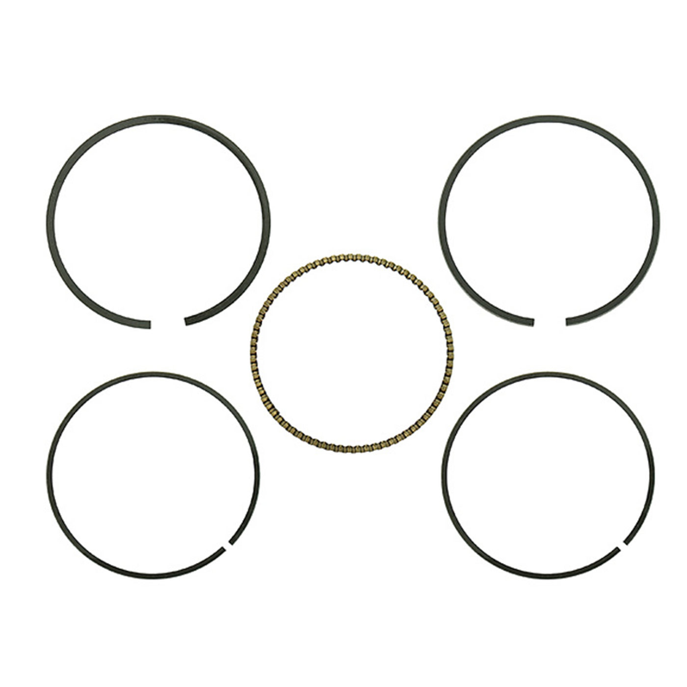 NAMURA PISTON RING SET CAT/KAWASAKI/KYMCO +1.50 (74.2MM)#mpn_NA-20005-6R