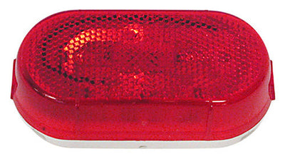 Peterson 108-15R Combination 1-Bulb Light With Reflex Replacement Lens - Red #108-15R