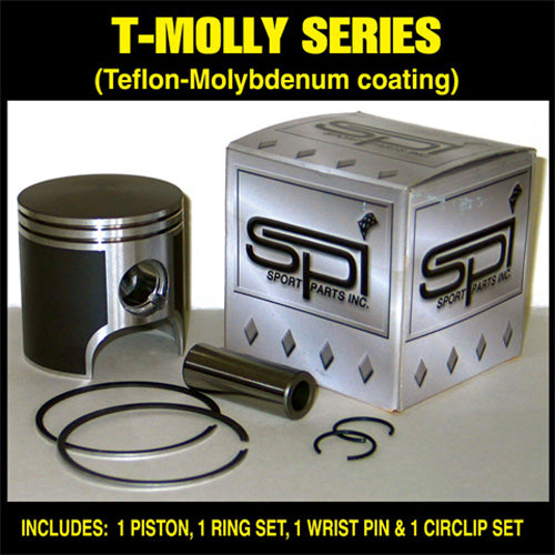 Factory STYLE PISTON KIT WITH RINGS  TEFLON COATED STD.#mpn_09-741