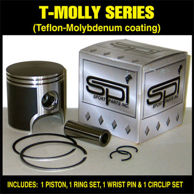 Factory STYLE PISTON KIT WITH RINGS  TEFLON COATED STD.#mpn_09-761