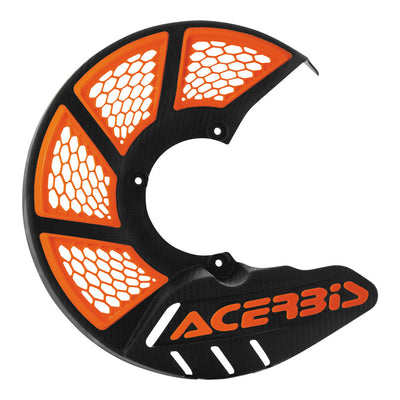 Acerbis X-Brake Mini Vented Front Disc Cover Black/16 KTM Orange#mpn_2630555229