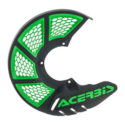 Acerbis X-Brake Vented Front Disc Cover Black/Green#mpn_2449491043