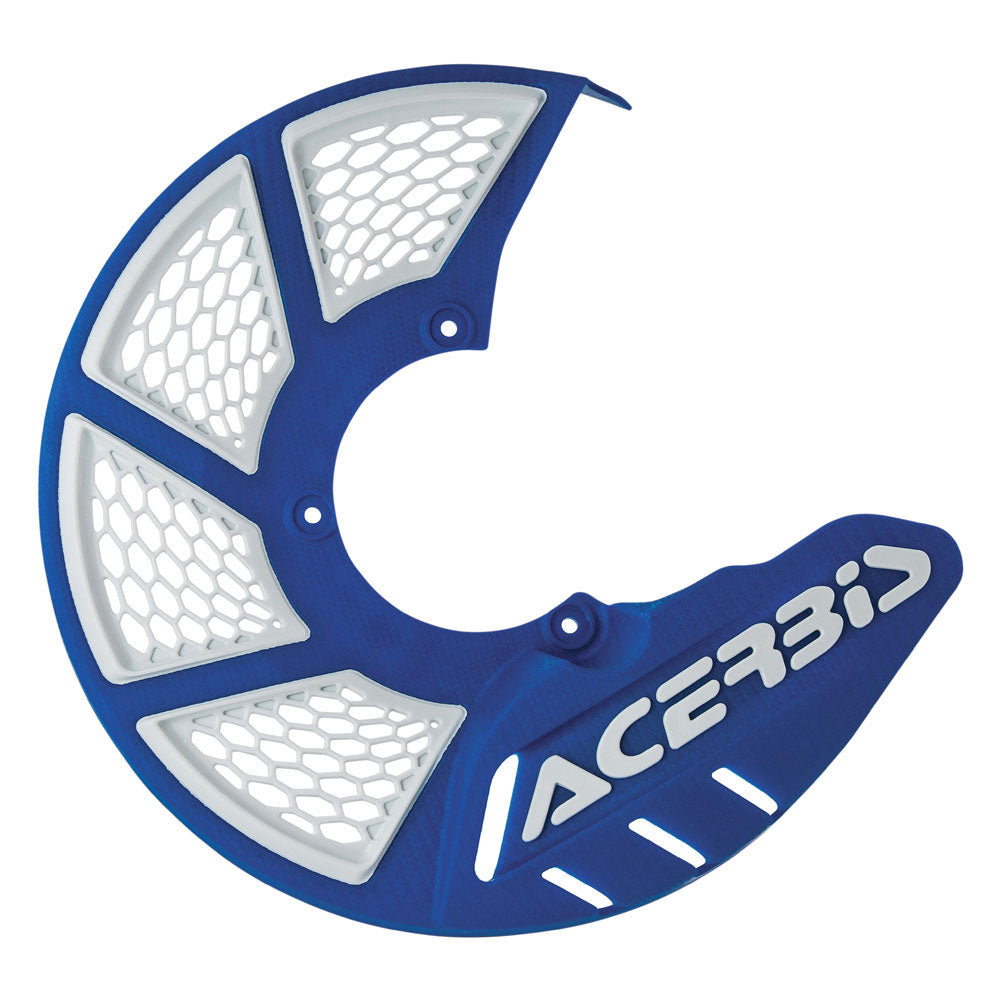 Acerbis X-Brake Vented Front Disc Cover Blue/White#mpn_2449490211