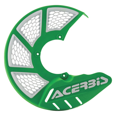 Acerbis X-Brake Vented Front Disc Cover Green/White#mpn_2449490006