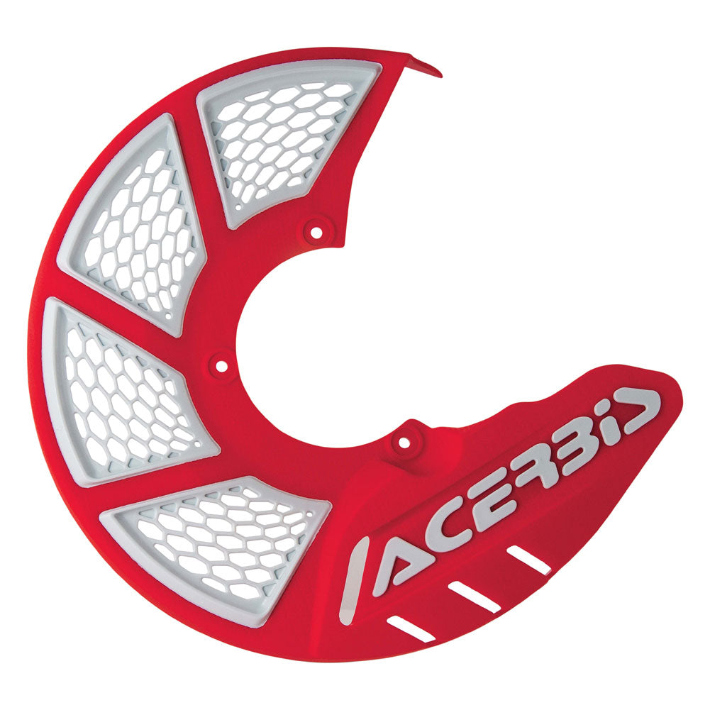 Acerbis X-Brake Vented Front Disc Cover Red/White#mpn_2449490004