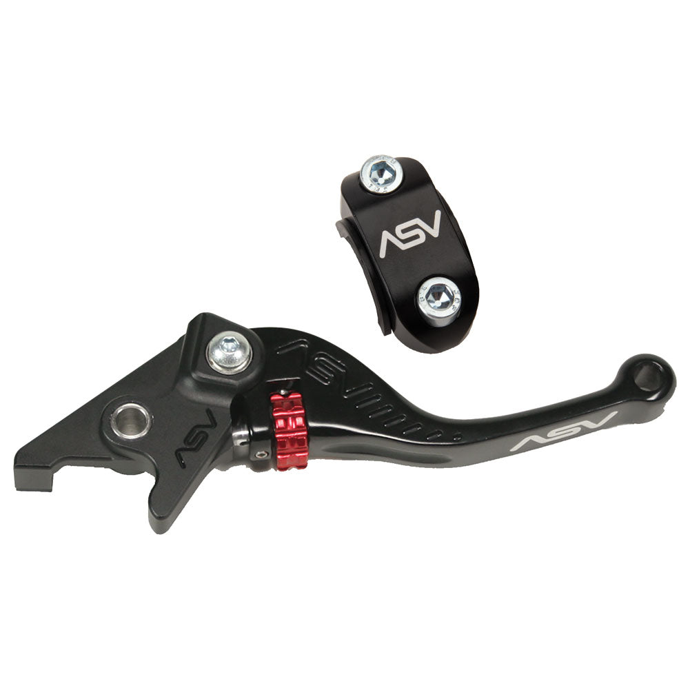 ASV F3 Sport Shorty Brake Lever with Free Rotating Bar Clamp#mpn_