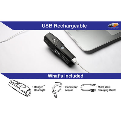 Cygolite Ranger 1400 USB Front Light Black#mpn_RGR-1400-USB