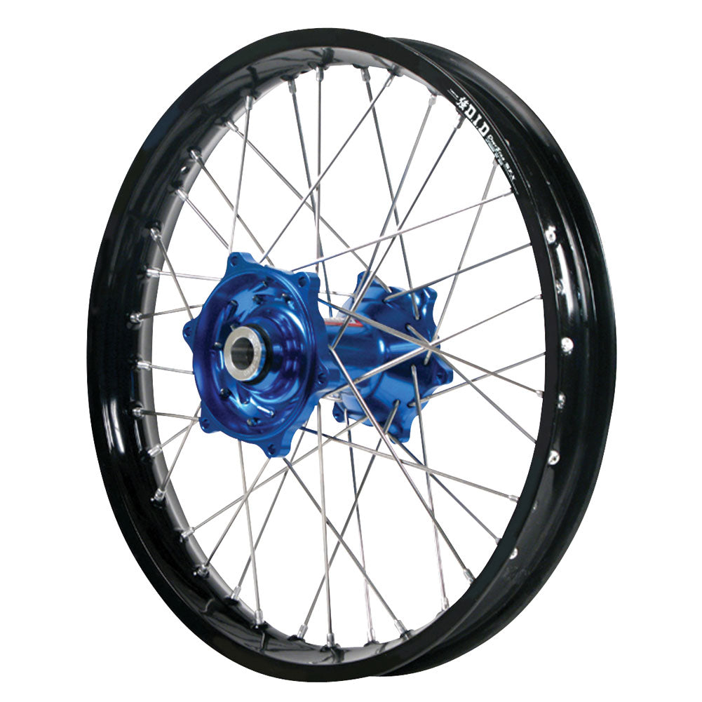 Dubya Complete Rear Wheel Kit with Talon Billet Hub & DID Dirtstar STX Wheel 19 x 2.15 Black Rim/Blue Hub#mpn_56-4117DB-STX