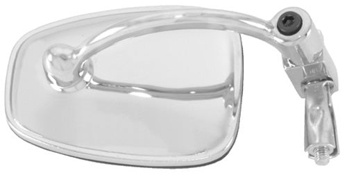 EMGO POLARIS ATV HANDLEBAR END MOUNT MIRROR - CHROME#mpn_20-34000