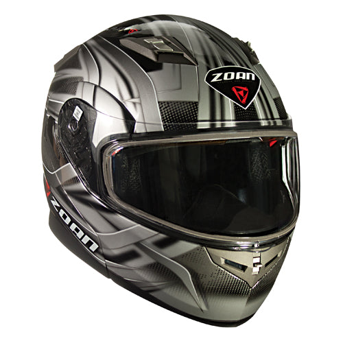 Zoan 137-323 Flux 4.1 Double Lens Snow Helmet - Silver X-Small #137-323