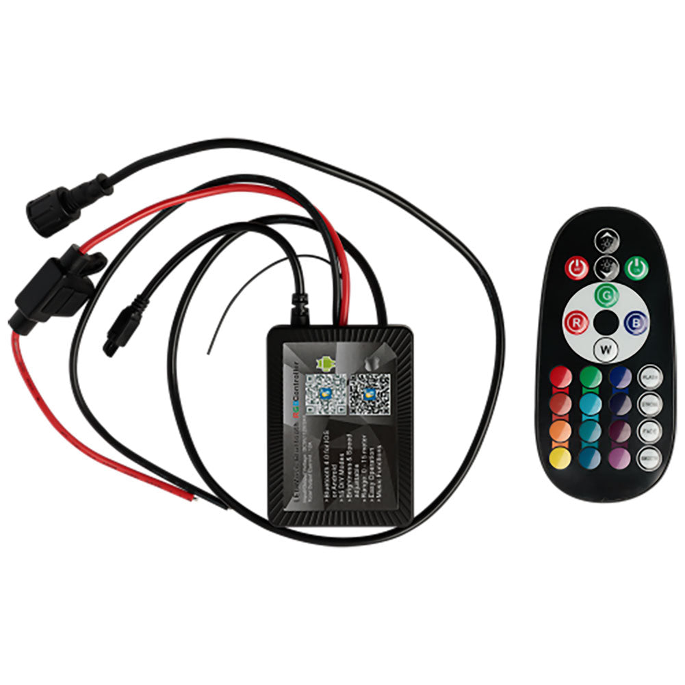 Gorilla Whips 12 LED Xtreme Rock Light Kit with Bluetooth Music Controller 4 Piece#mpn_LED-ROCK-X-1204