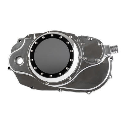 Modquad Lockout Clutch Cover Set Polished/Smoke Lens#mpn_LOC-SM-SET-P