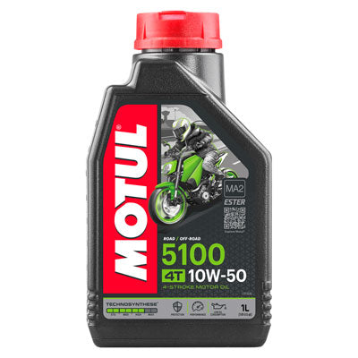 Motul 5100 Synthetic Blend 4-Stroke Motor Oil #103427-P