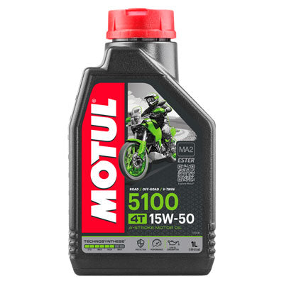 Motul 5100 Synthetic Blend 4-Stroke Motor Oil #103427-P