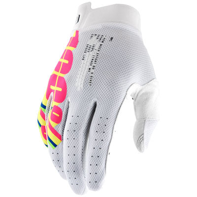 100% iTRACK Gloves Small System White#mpn_10008-00040